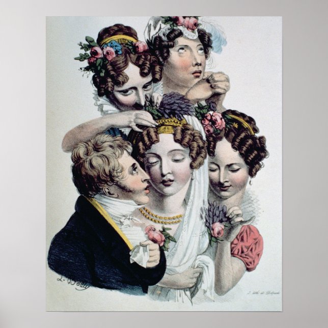 Póster The Bride, c.1820 (litho) (Frente)