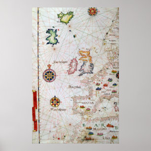 Póster The British Isles, Iberia and Northwest Africa