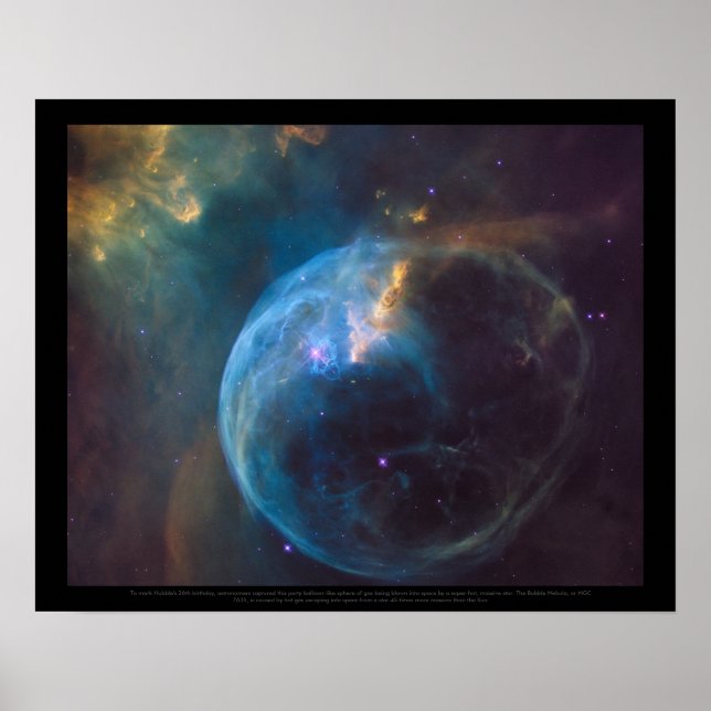 Póster The Bubble Nebula, or NGC 7635 (Frente)