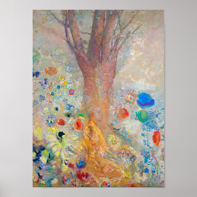 Póster The Buddha, Redon (Frente)