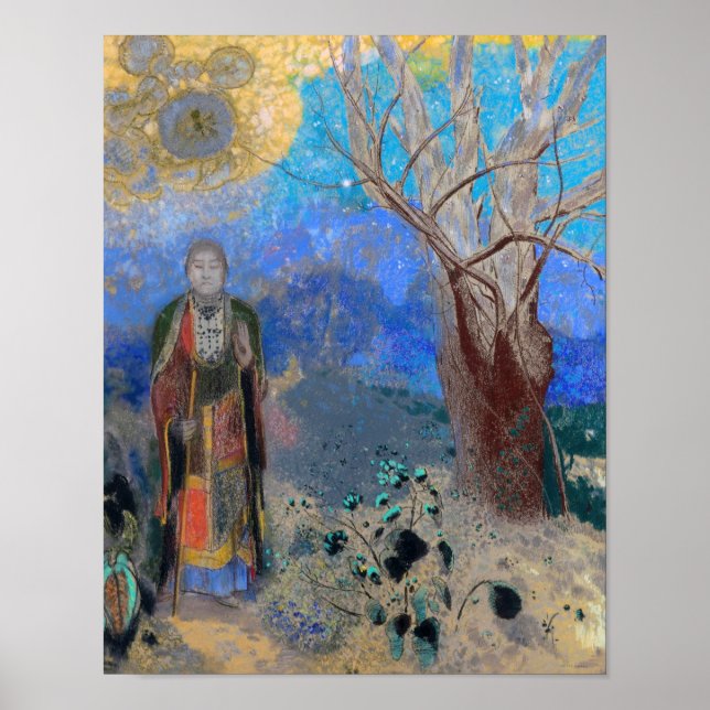 Póster The Buddha, Redon (Frente)