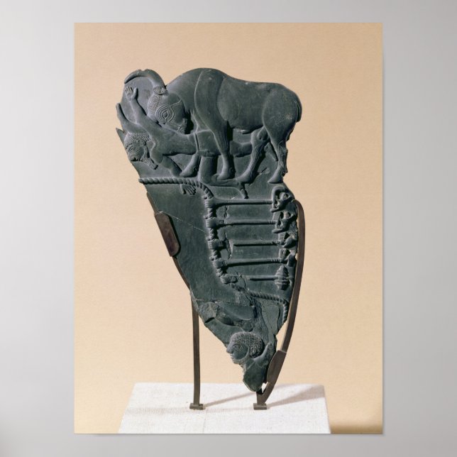 Póster The Bull Palette, de Abydos, c.3500-3100 a.C. (Frente)