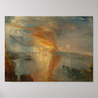 Póster The Burning of the Houses of Lords and Commons