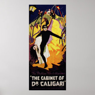 Póster THE CABINET OF Dr. CALIGARI
