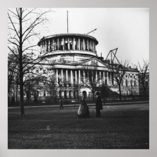 Póster The Capitol Building in Washington D.C.