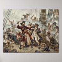 The Capture of Blackbeard The Pirate