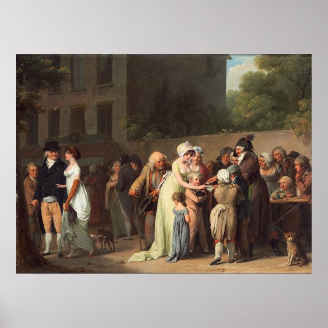 Póster The Card Sharp - Louis-Léopold Boilly Fine Art (Frente)