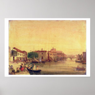 Póster The Careenage, Bridgetown, Barbados, c.1848