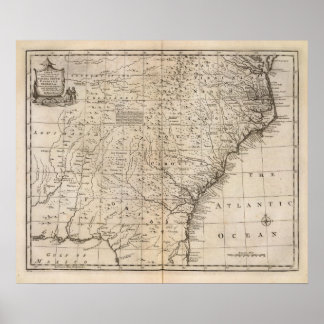 Póster The Carolinas and Georgia