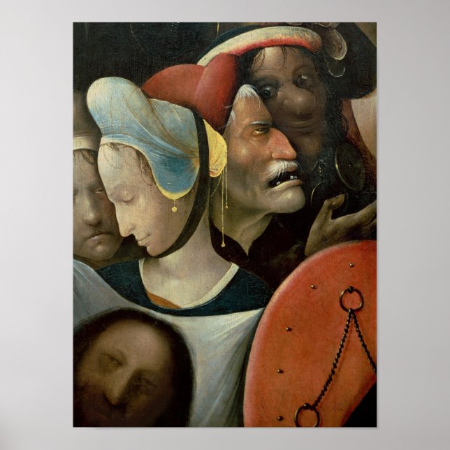 Póster The Carrying of the Cross showing three faces (Frente)