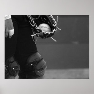 Póster The Catcher - Black and White Poster