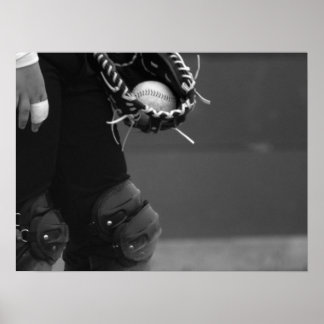 Póster The Catcher - Black and White Poster