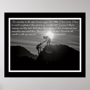 Póster The Catcher in the Rye- Holden Caulfield Quote