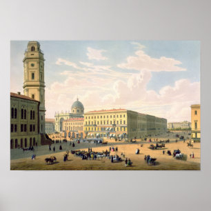 Póster The Catholic Church and Mikhailovskaya Street