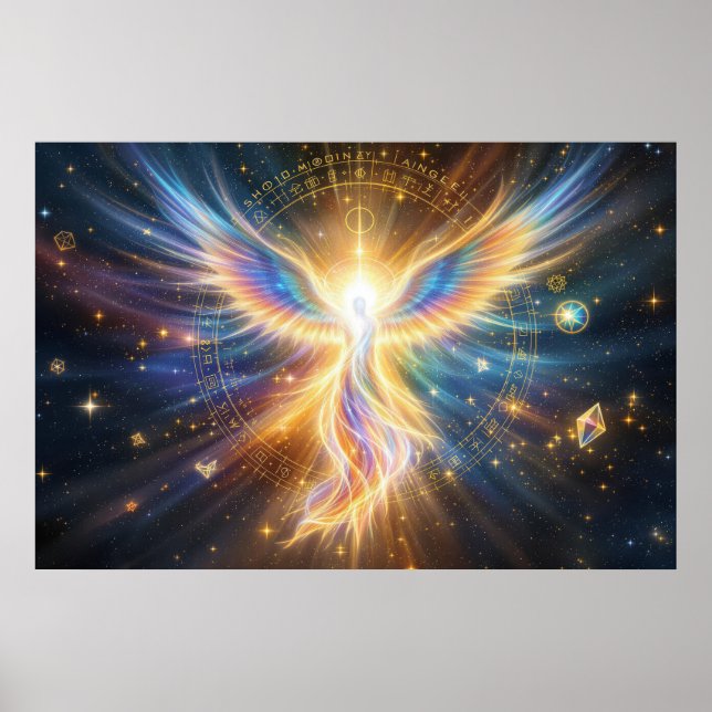 Póster The Celestial Phoenix: Guardian of Ancient Wisdom (Frente)