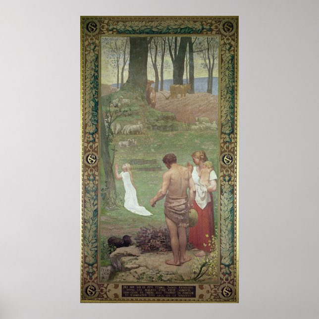 Póster The Childhood of St. Genevieve (Frente)