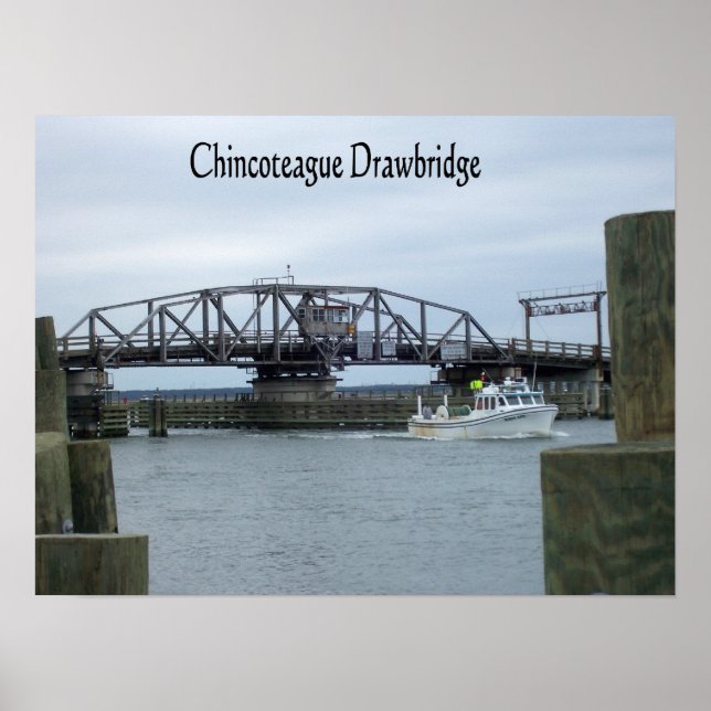 Póster The Chincoteague Drawbridge (Frente)