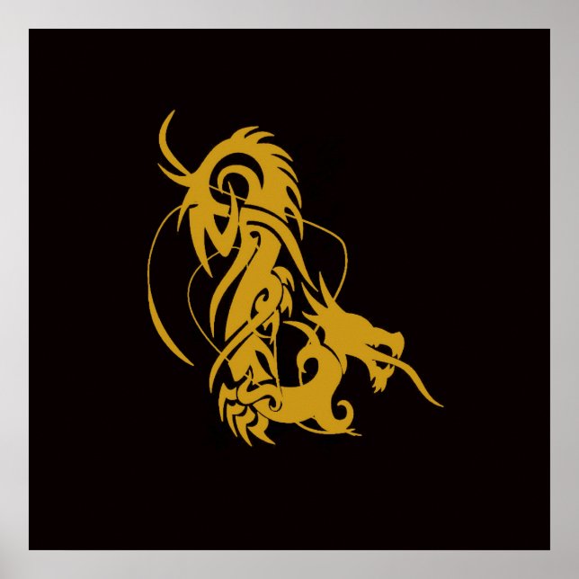 Póster The Chinese year of the dragon 2012 (Frente)