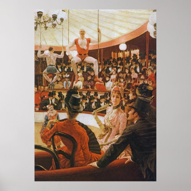 Póster The Circus Lover, por James Tissot (Frente)