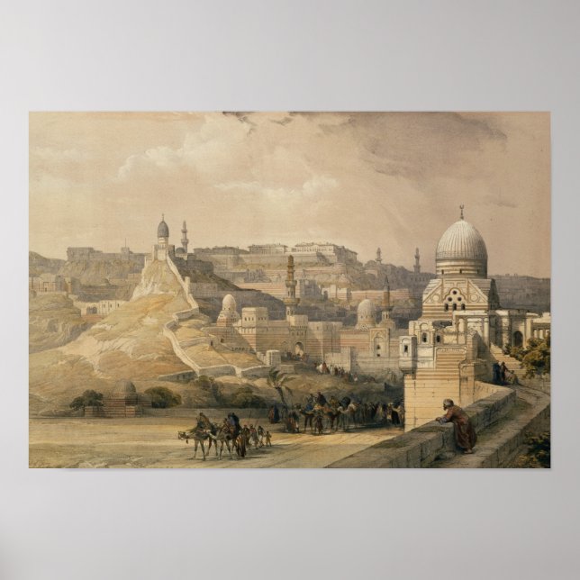 Póster The Citadel of Cairo, from "Egypt and Nubia" (Frente)