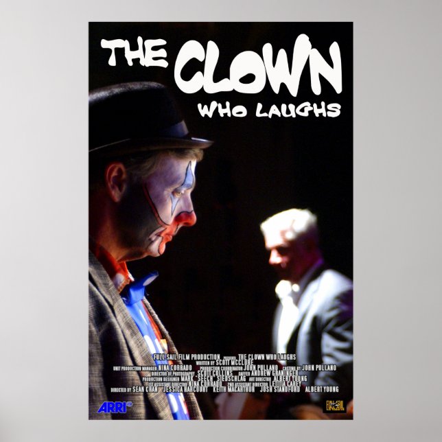 Póster The Clown Who Laughs (Frente)