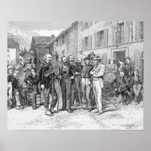 Póster The Club Room of Zermatt in 1864, from 'The Ascent