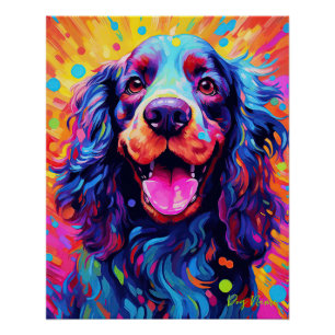 Póster The Cocker Spaniel Dog 002 - Zetton Ziana