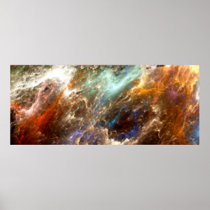 Póster The colors in the series, Fancy paint. Background 