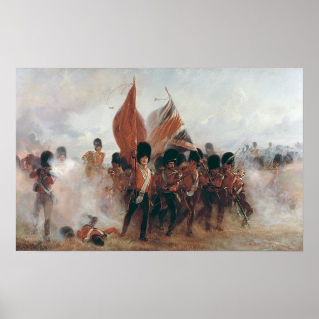 Póster The Colours: advance of the Scots Guards (Frente)