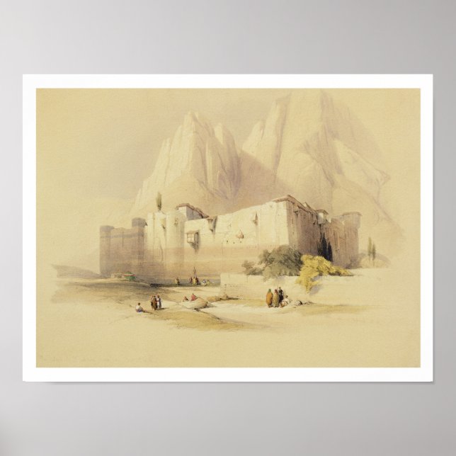 Póster The Convent of St. Catherine, Mount Sinai, Februar (Frente)