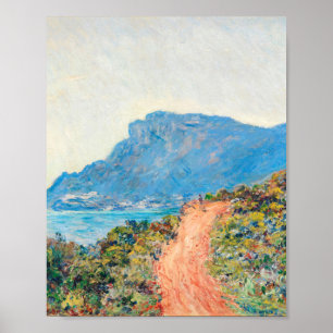 Póster The Corniche near Monaco by Claude Monet