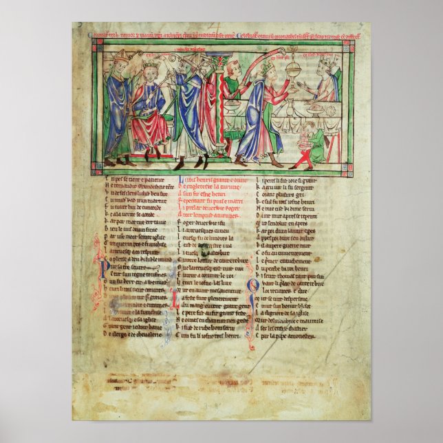 Póster The Coronation of King Henry II's son (Frente)