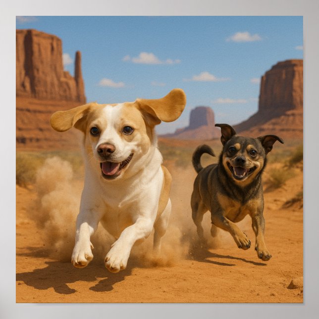 Póster "The Coyote is After You!" (Frente)