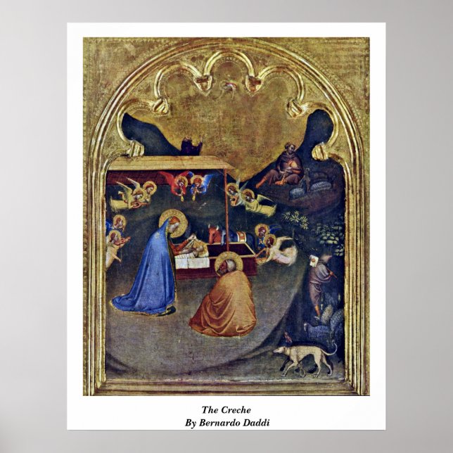 Póster The Creche By Bernardo Daddi (Frente)