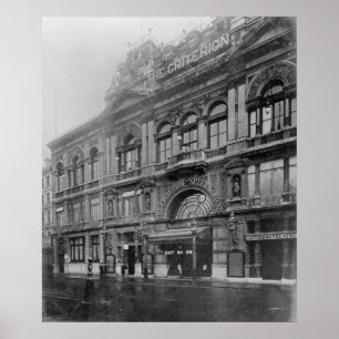Póster The Criterion Restaurant and Theatre, 1902