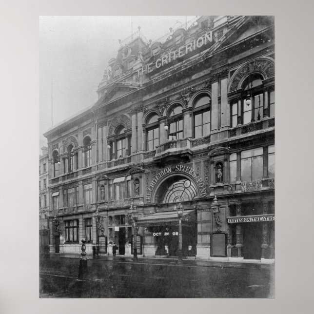 Póster The Criterion Restaurant and Theatre, 1902 (Frente)