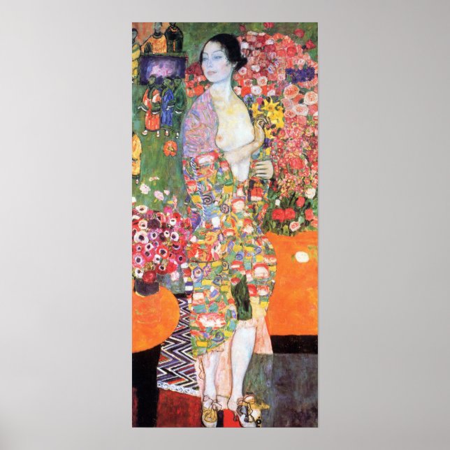 Póster The Dancer, Gustav Klimt (Frente)