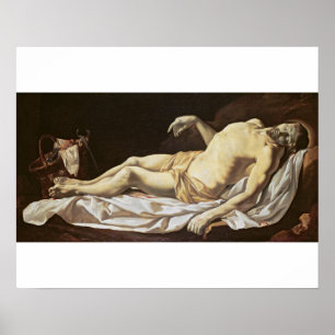 Póster The Dead Christ (oil on canvas) 2