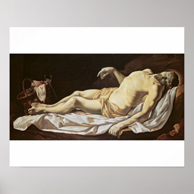 Póster The Dead Christ (oil on canvas) 2 (Frente)