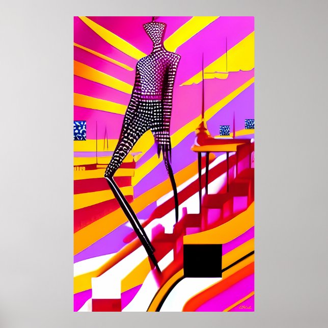 Póster The Declension of Slick-Slax on the Escalator (Frente)