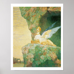 Póster The Despair of the Sphinx, 1890