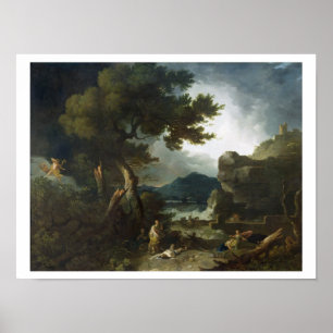 Póster The Destruction of Niobe's Children, 1760 (oil on