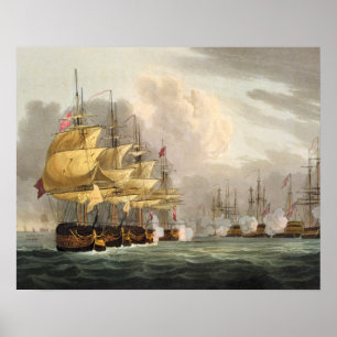 Póster The Destruction of the Danish Fleet before Copenha