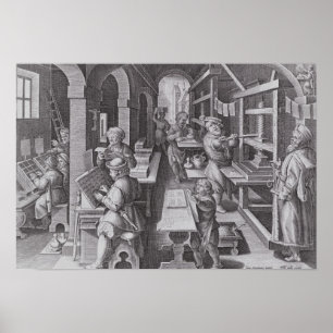 Póster The Development of Printing