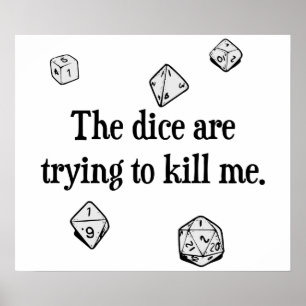 Póster The Dice are Trying to Kill Me