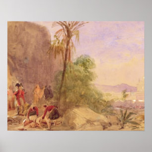Póster The discovery of Tipu's body at the Water Gate at