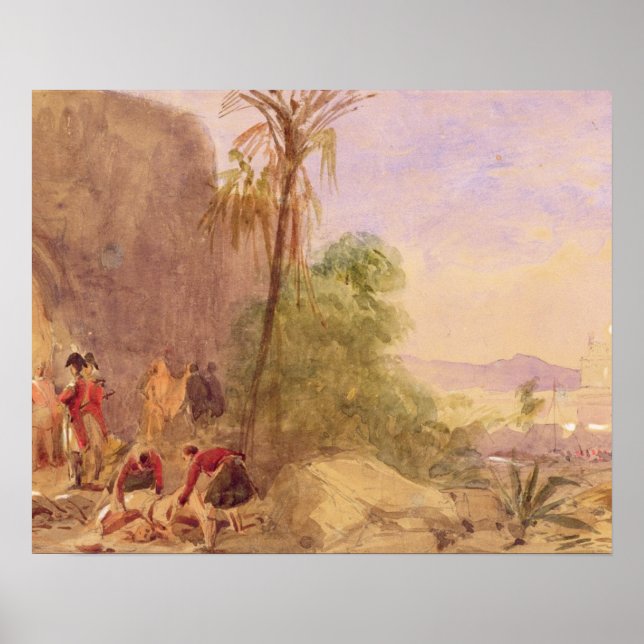 Póster The discovery of Tipu's body at the Water Gate at (Frente)