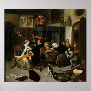 Póster The Dissolute Household, 1668