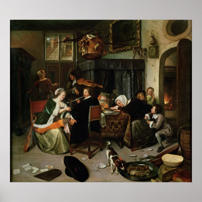 Póster The Dissolute Household, 1668 (Frente)