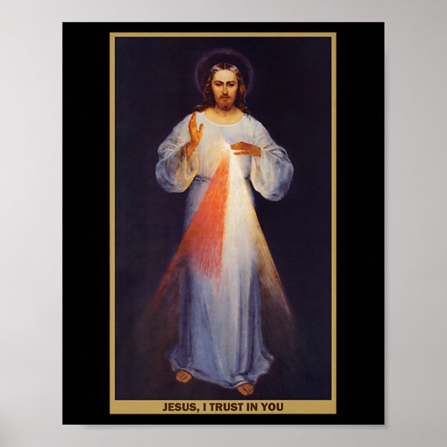 Póster The Divine Mercy Shirt Premium  (Frente)